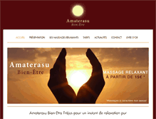 Tablet Screenshot of amaterasu-bien-etre.com